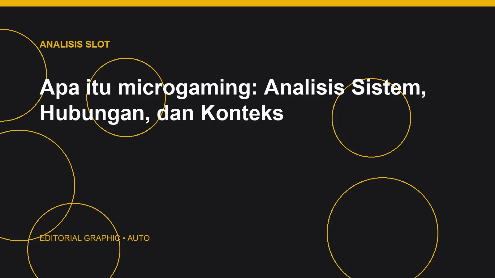 Apa itu microgaming: Analisis Sistem, Hubungan, dan Konteks