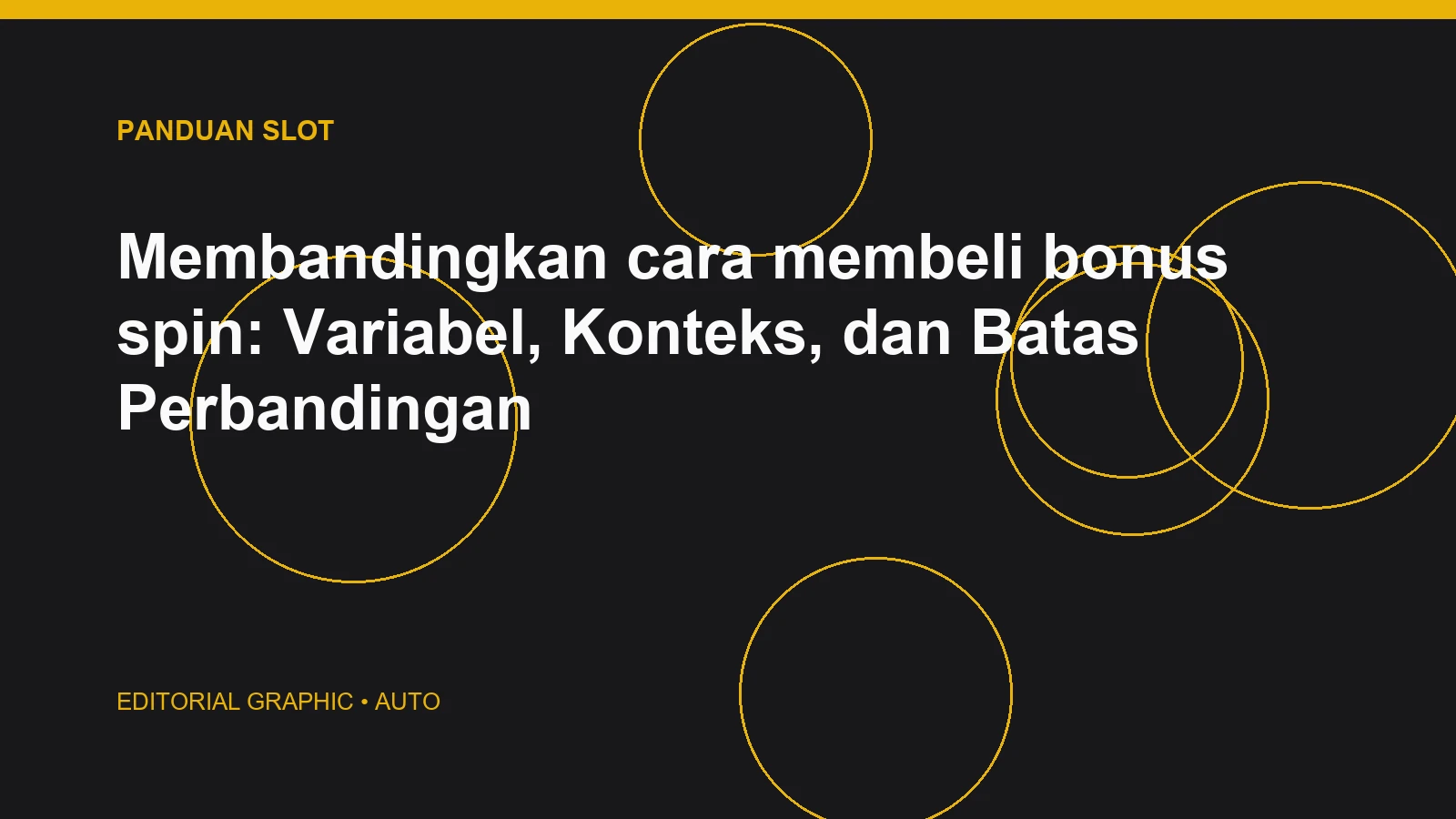 Membandingkan cara membeli bonus spin: Variabel, Konteks, dan Batas Perbandingan