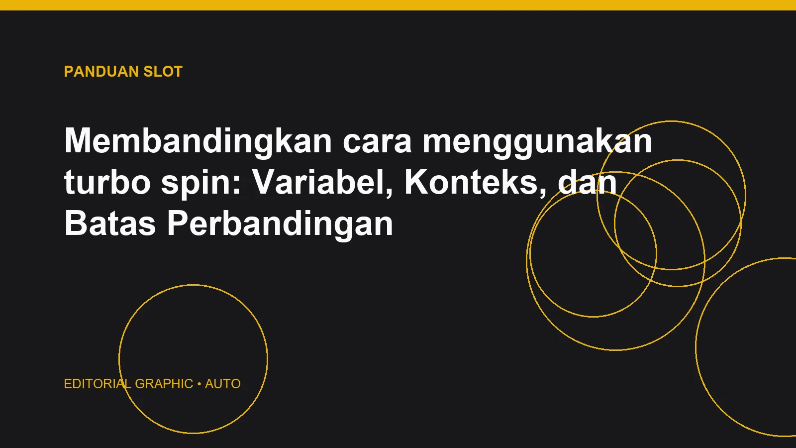 Membandingkan cara menggunakan turbo spin: Variabel, Konteks, dan Batas Perbandingan