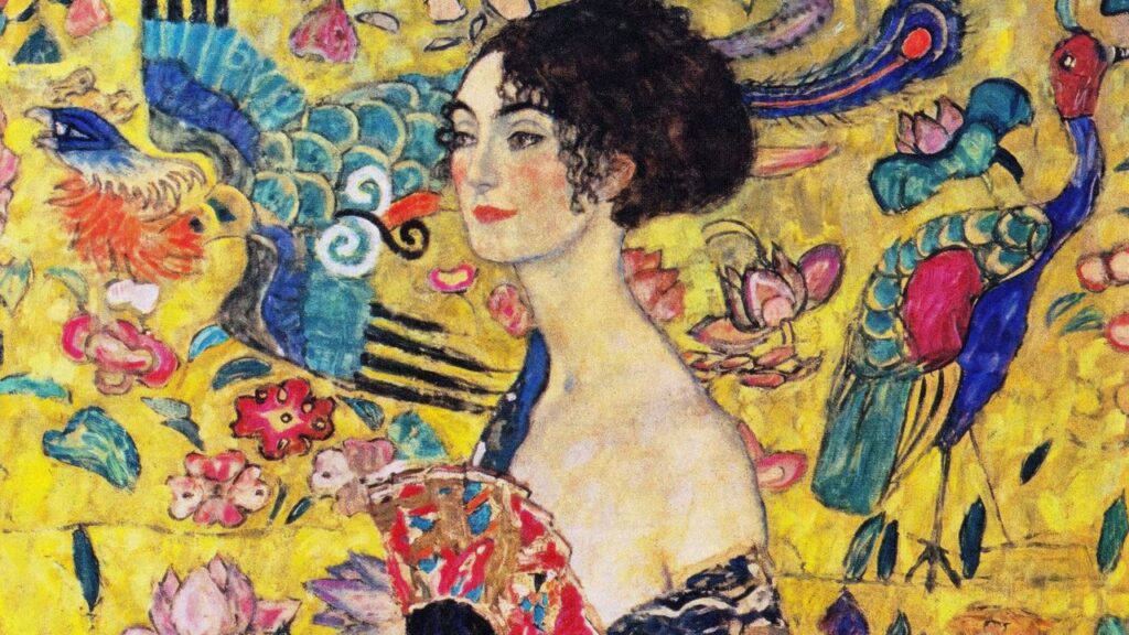 "Lady with a Fan" by Gustav Klimt: A Record-Breaking Masterpiece